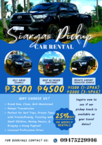 rent a car in siargao