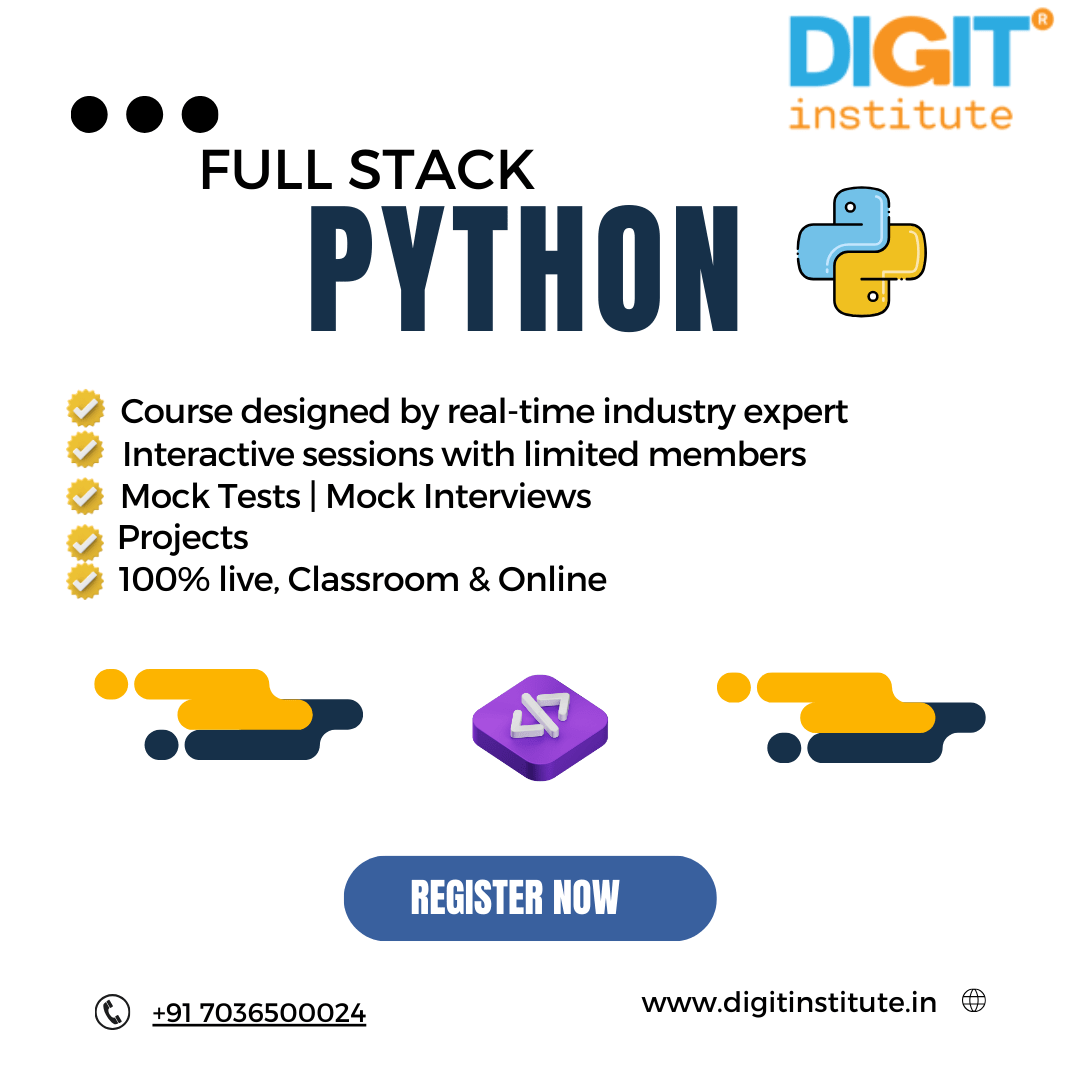 Python Full Stack Developer Course in Hyderabad – Digit Institute